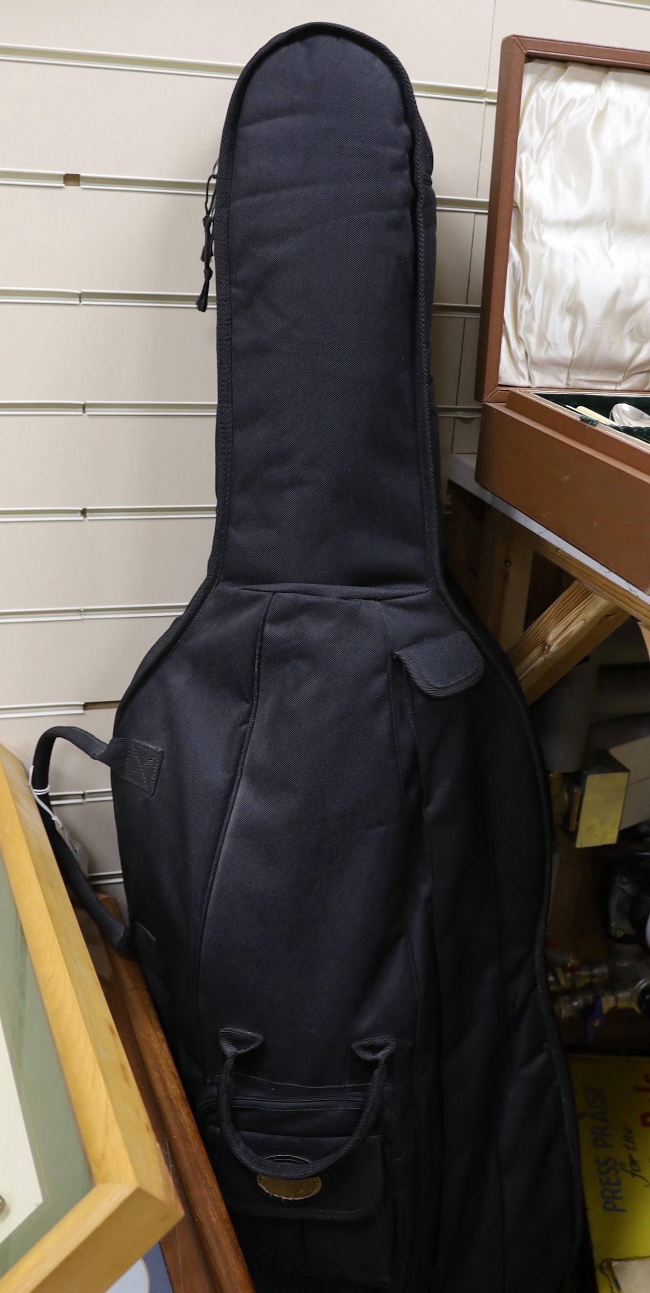 A Voloncel cello, with soft case